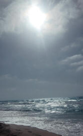 Beach at north coast  