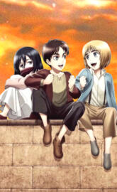 Aot Mikasa Armin Eren