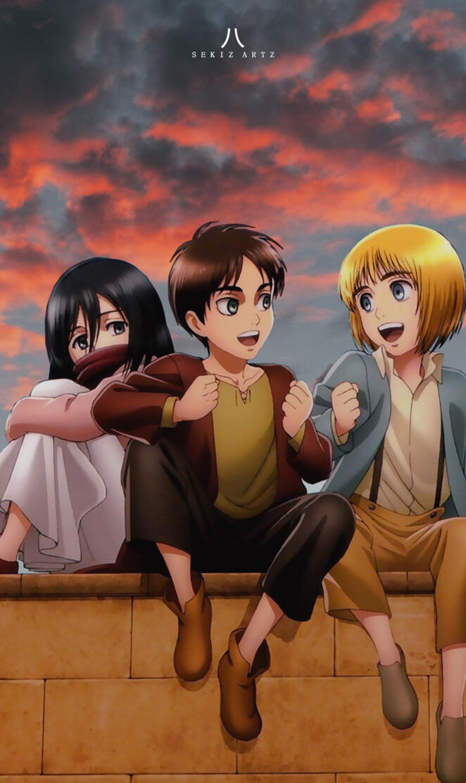 Eren x Mikasa x Armin