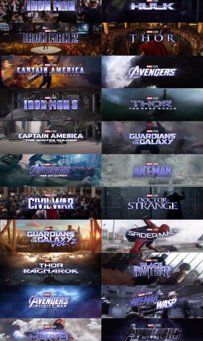 Avengers movies name