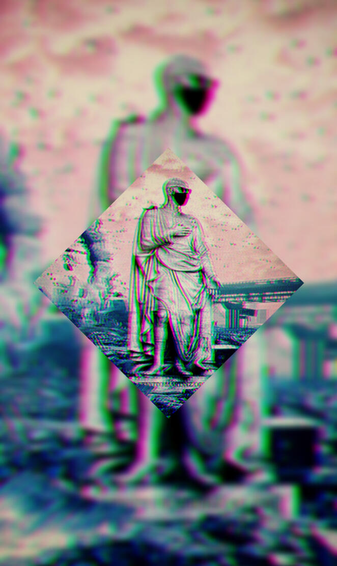 Estatua de bad bunny