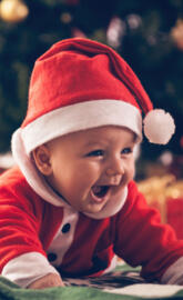 Smiling Santa Baby
