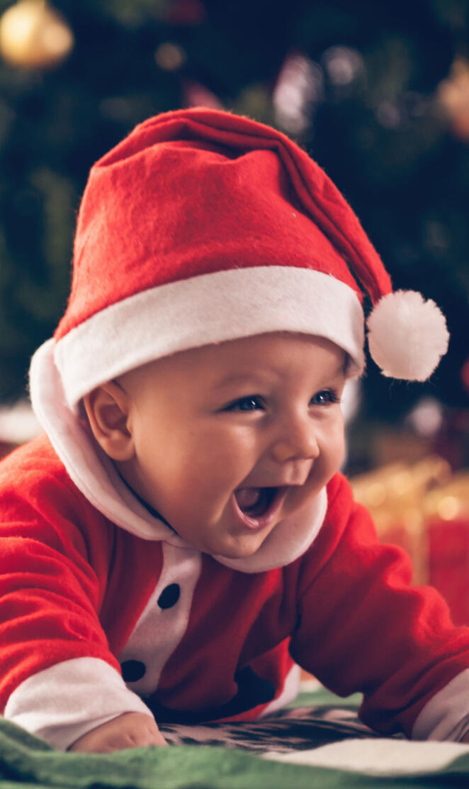 Smiling Santa Baby