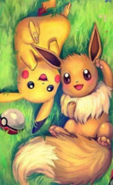 Pikachu and eevee 