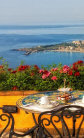 Italy Terrace Sunrise