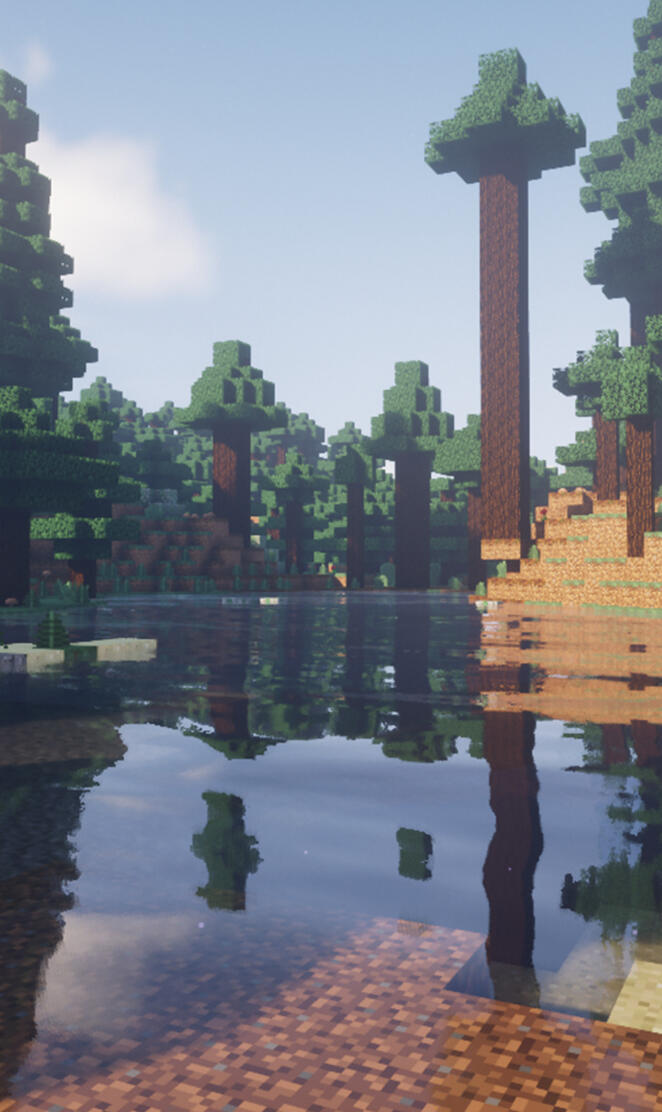 Minecraft river side