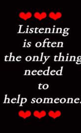 Listening Is Often