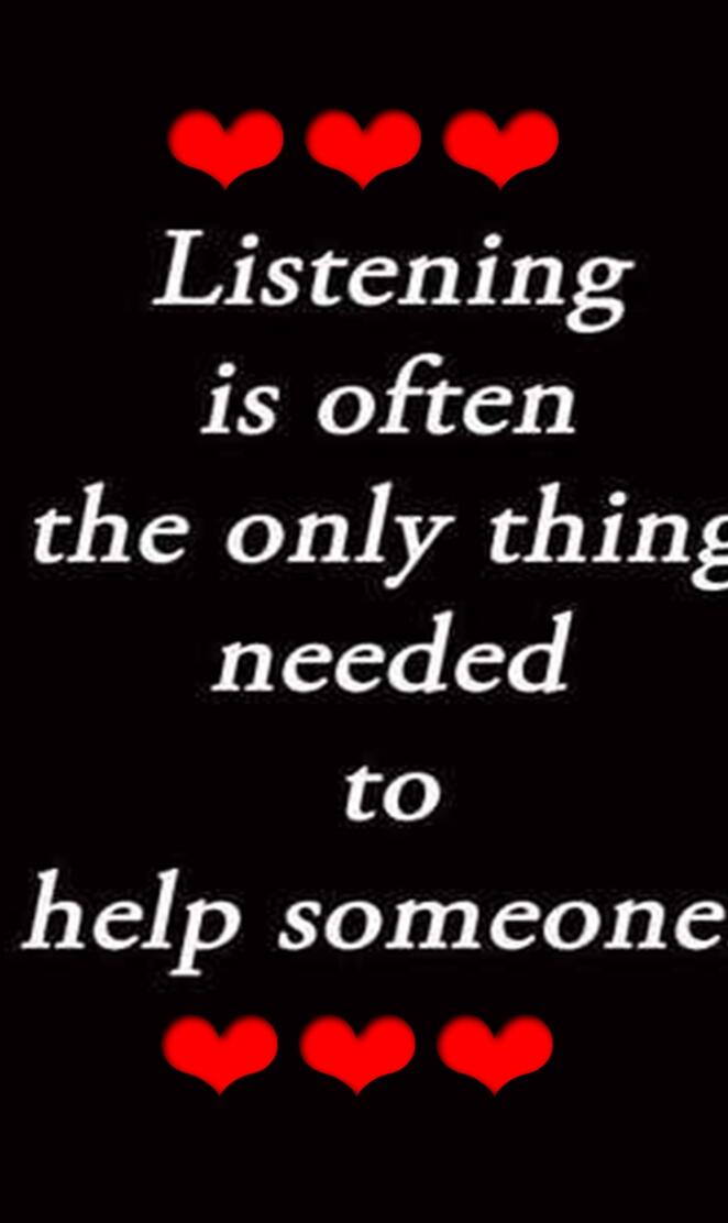 Listening Is Often