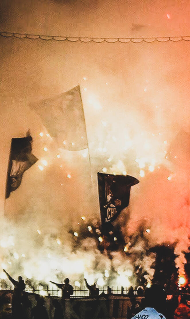 PAOK Fans Pyroshow