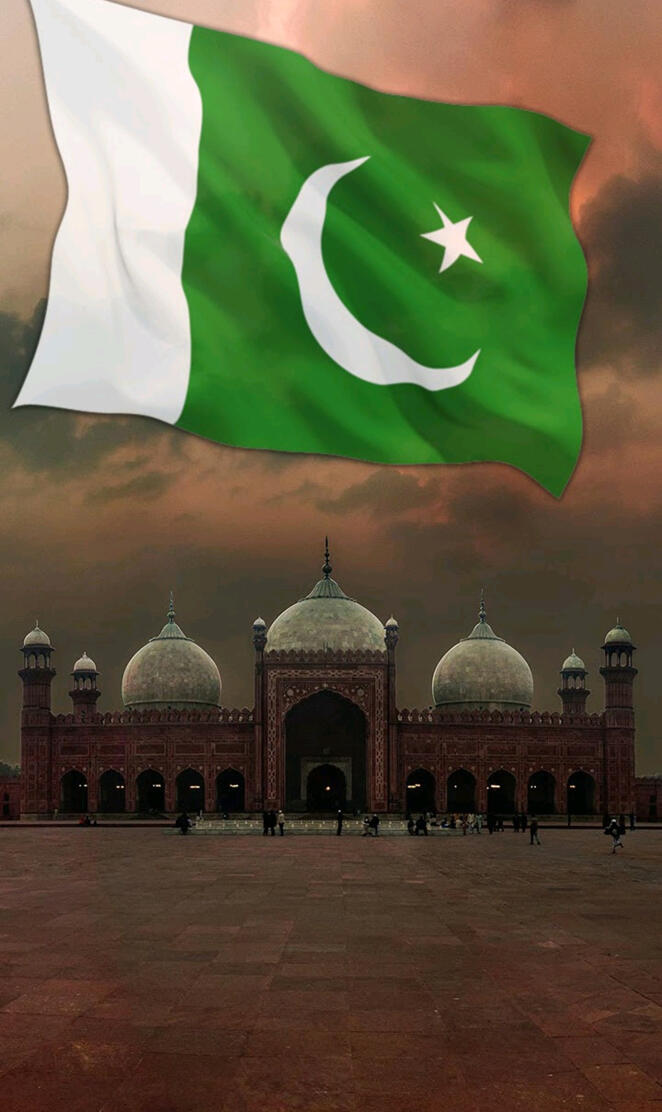 Pakistan flag 4k
