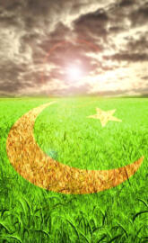 Pakistan flag 4k