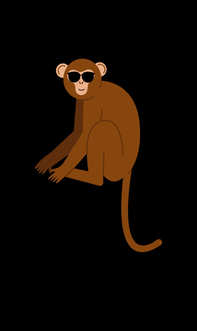 Stylish monkey 