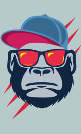 Illustrator monkey