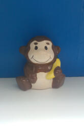 Monkey with banana