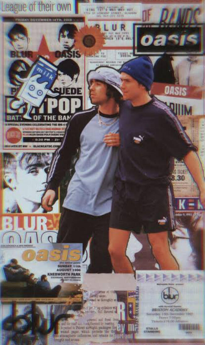 Liam Oasis, Damon Blur