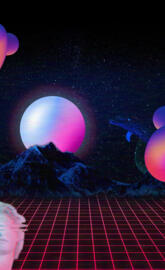 Vaporwave Nightscape