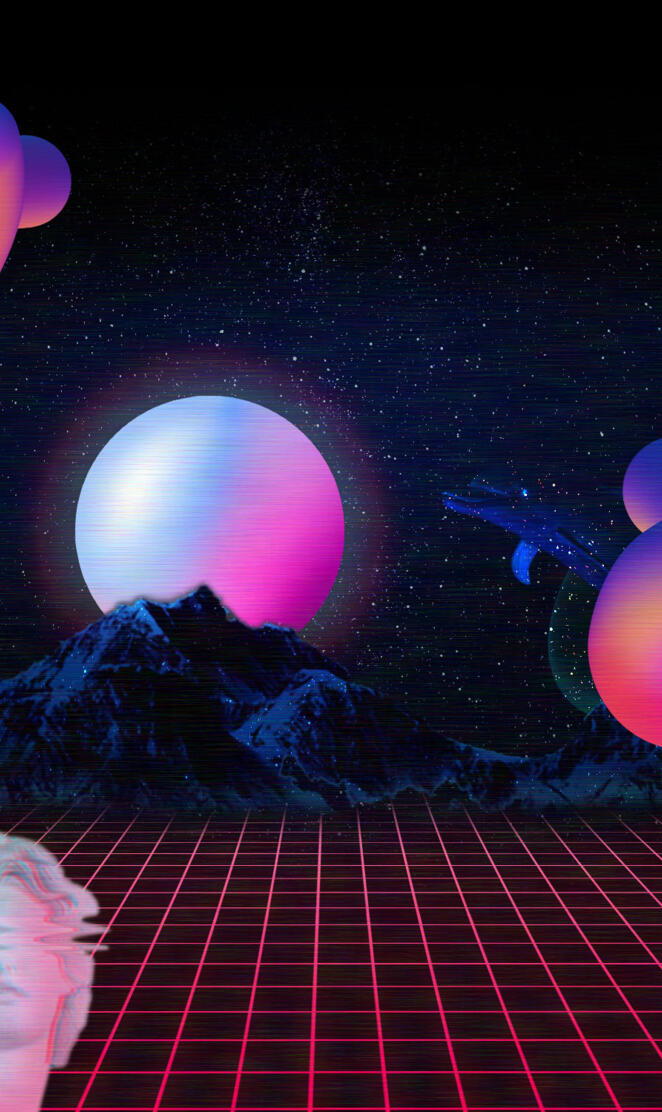Vaporwave Nightscape