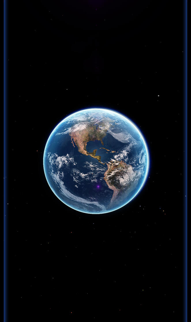 Amoled earth space