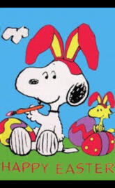 Happy easter snoopy