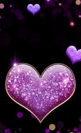 Purple girlish Heart 