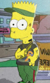 Bart Simpson gucci