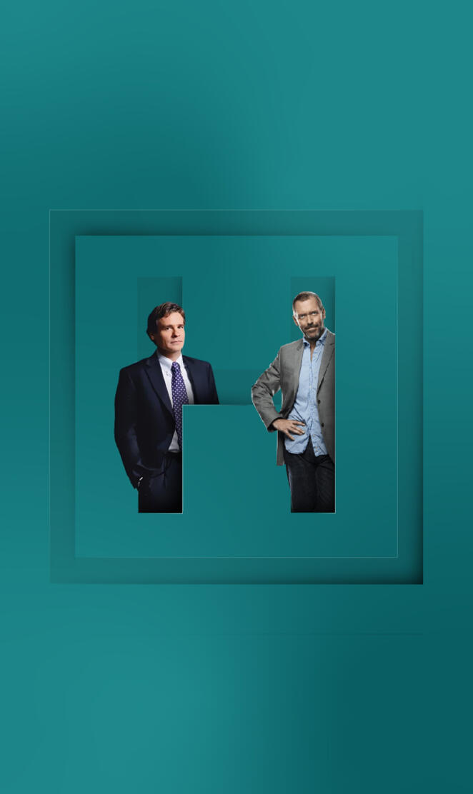 Dr House H wallpaper