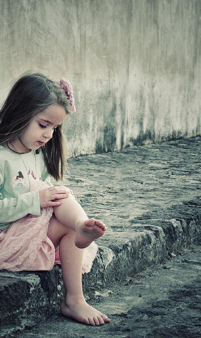 child without mother