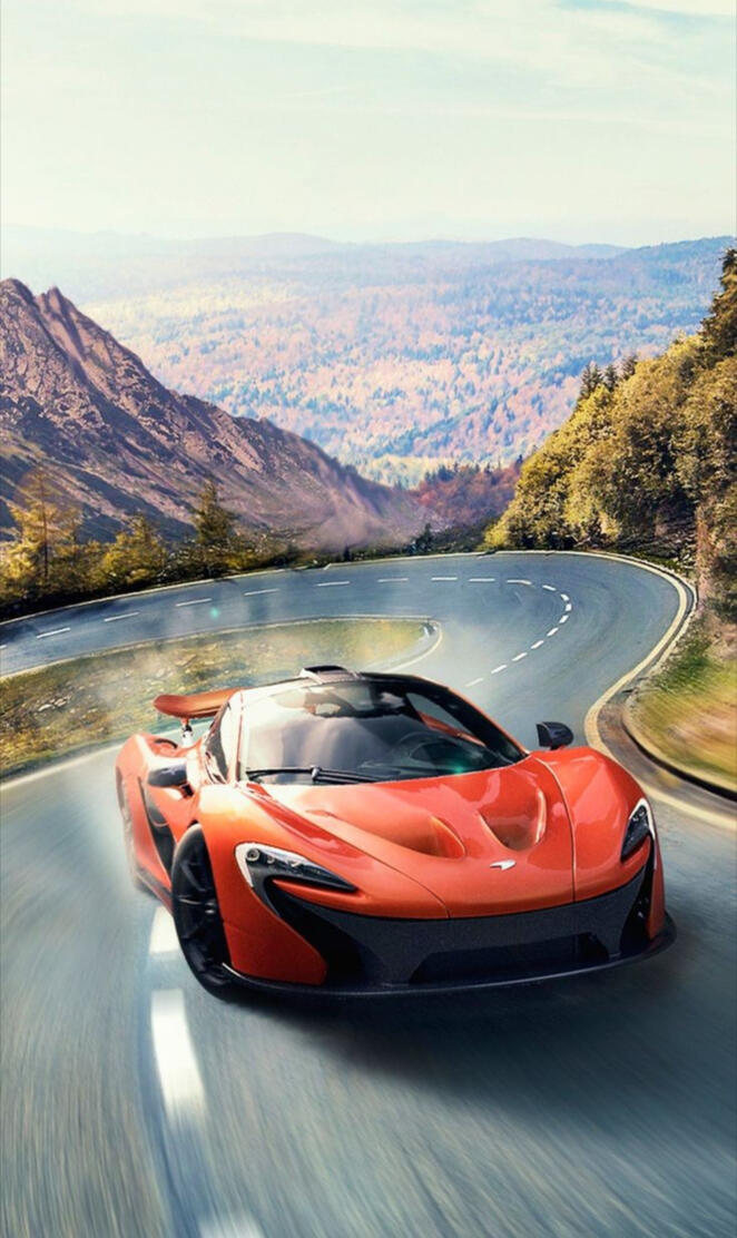 Mclaren on the road