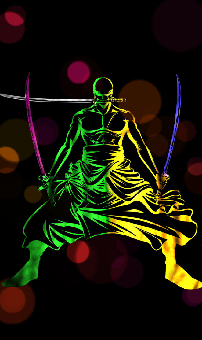 Roronoa Zoro glowing