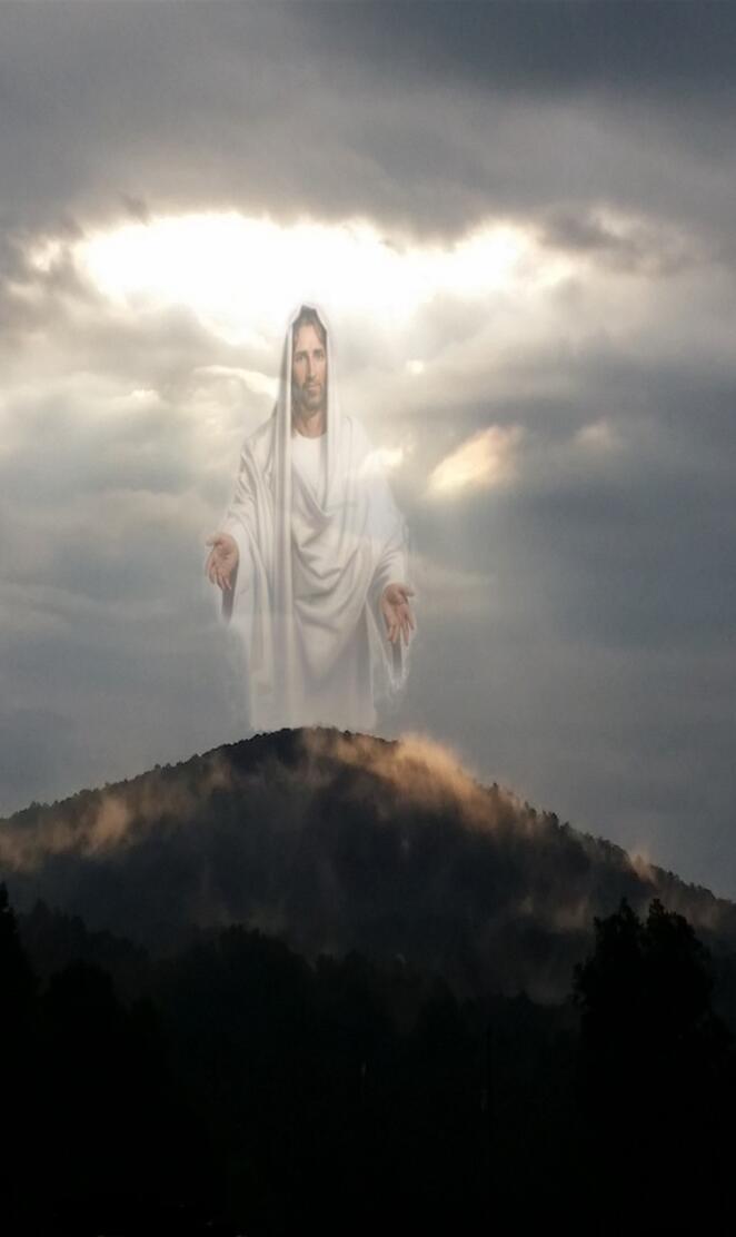 Jesus in the sky