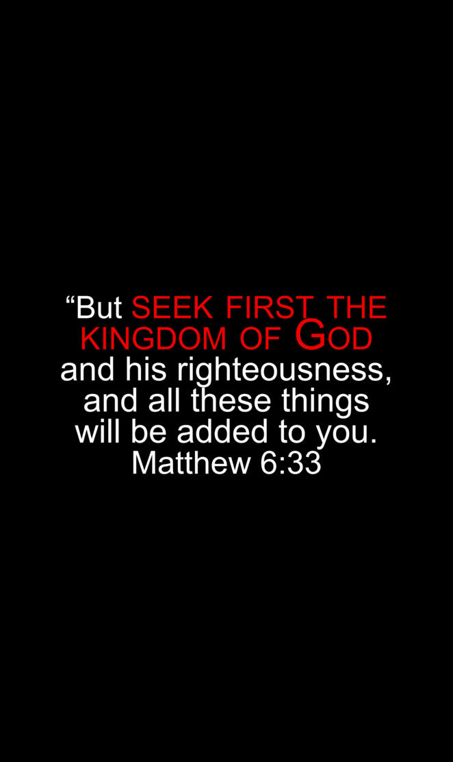 Matthew 6:33