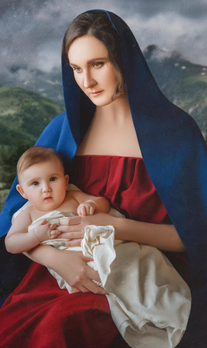 Mother Mary and Jesus