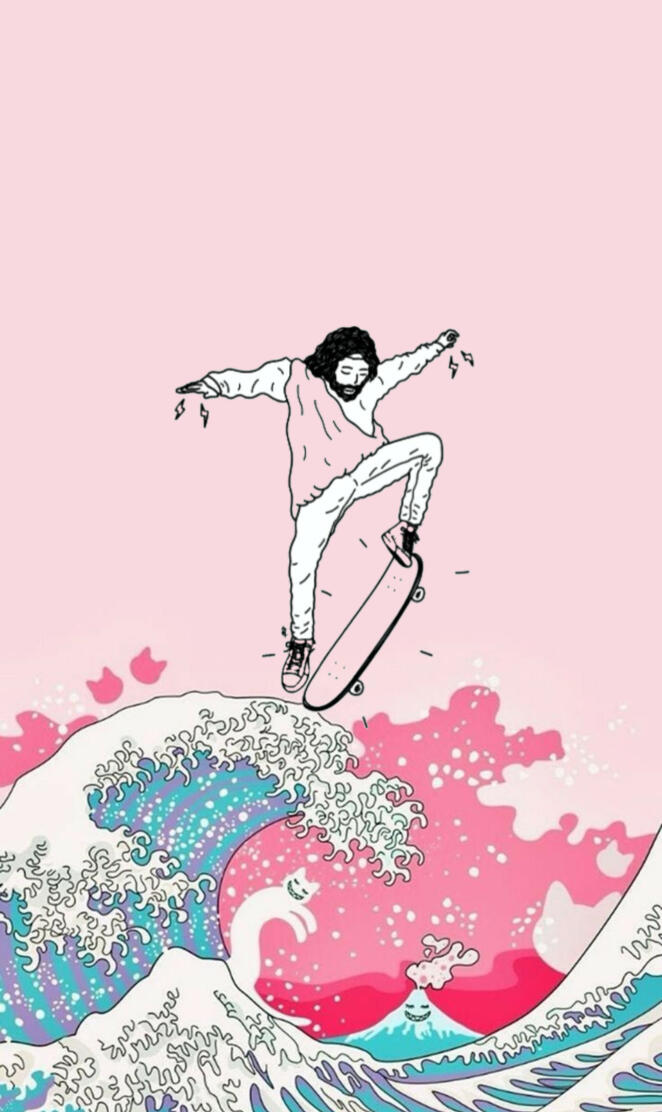 Skateboarding Jesus