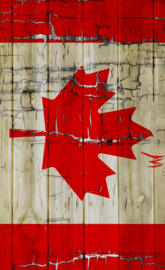 Canada Wood Flag