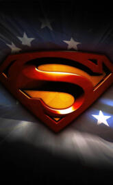 Man Of Steel US Flag