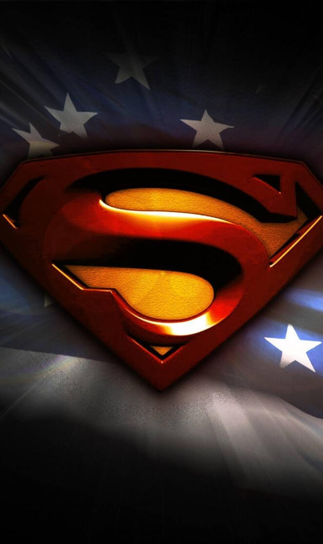 Man Of Steel US Flag