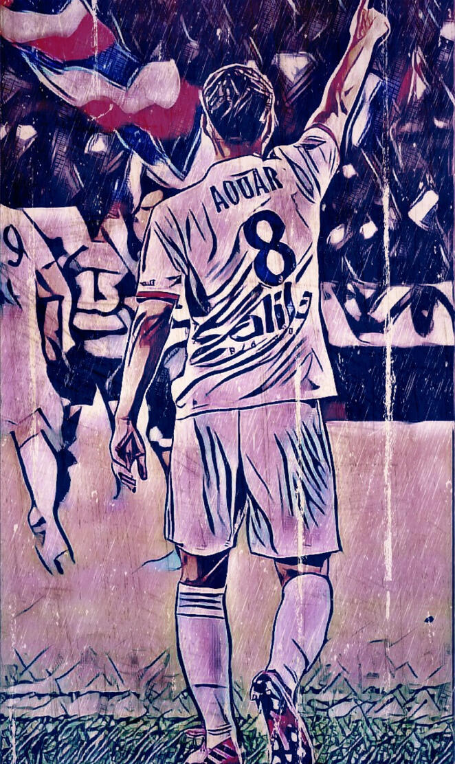 Aouar pencil drawing