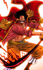 Gol D. Roger with Haki