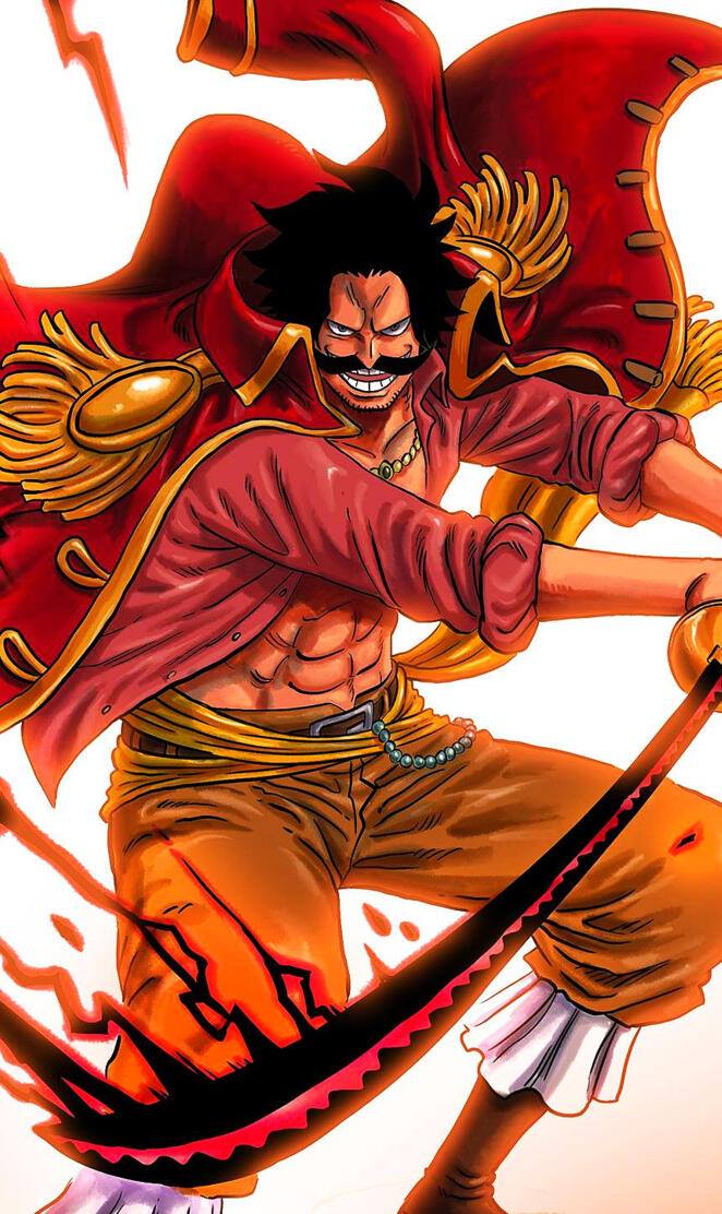 Gol D. Roger with Haki