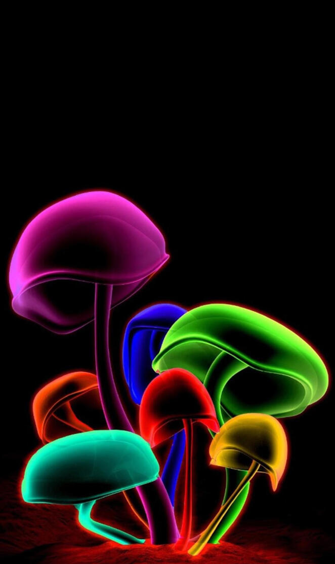 3D mushrooms