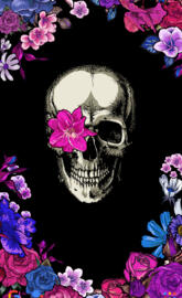 Skull flowers 