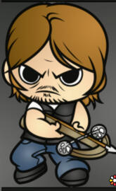 Daryl Dixon cartoon