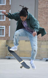 Skateboarding
