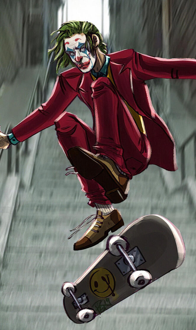 Joker Skateboarder