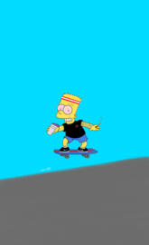 Simpsons skateboard