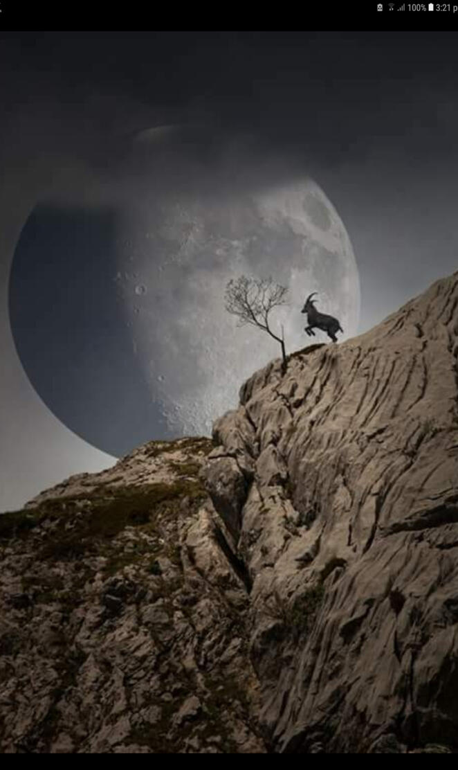 Moon mountain