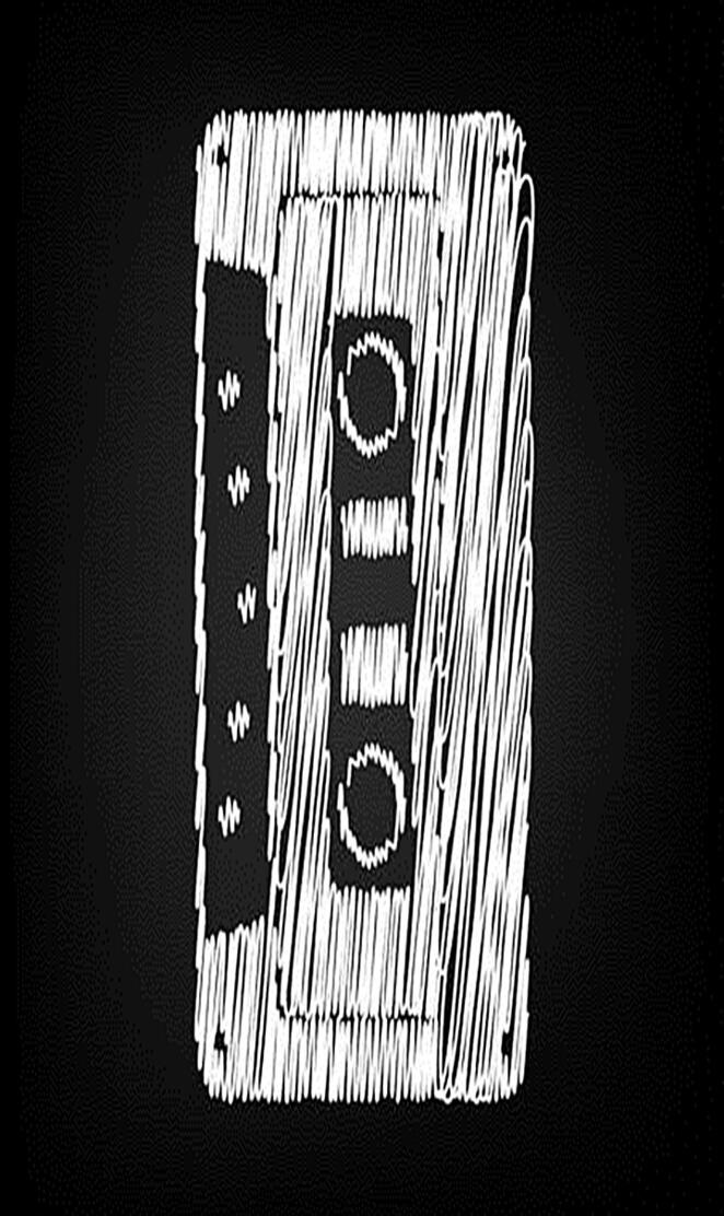 cassette black white