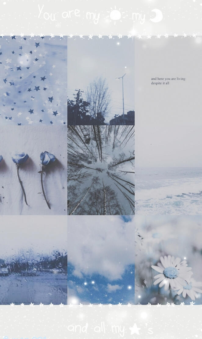 Aesthetic Gray Blue