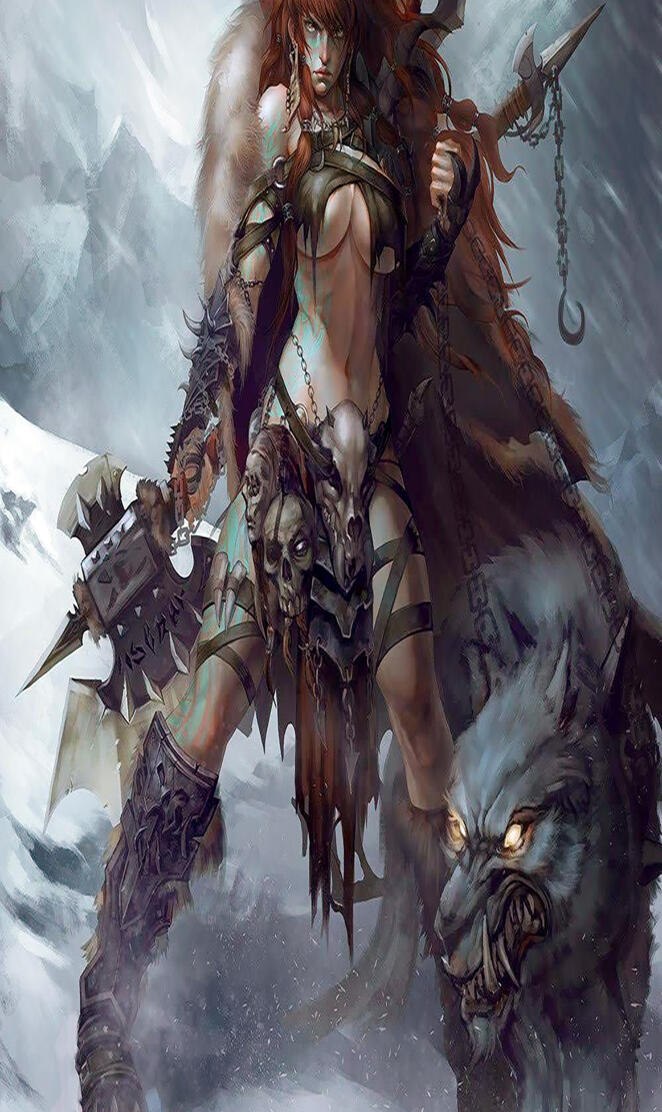 Barbarian Huntress