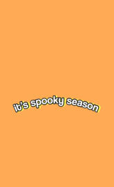 Its spooky season